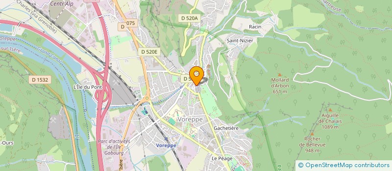 localisation de l'entreprise MADAME GERVAISE NIVON  VOREPPE