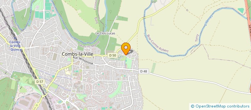 localisation de l'entreprise MADAME GESLIE KONG-NDES à MELUN