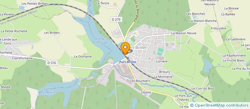 localisation de l'entreprise MADAME GESSICA COURTEILLE  PORT-BRILLET