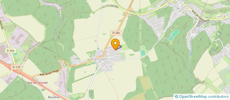 localisation de l'entreprise MADAME GESSICA DI FURIA  TIERCELET