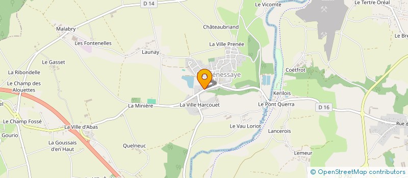 localisation de l'entreprise MADAME GESUELLE SANNIA  LA PRENESSAYE