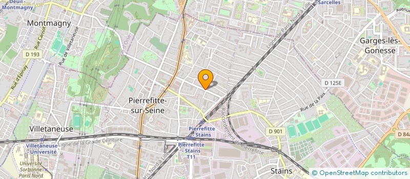 localisation de l'entreprise MADAME GETA GABOR à PIERREFITTE-SUR-SEINE