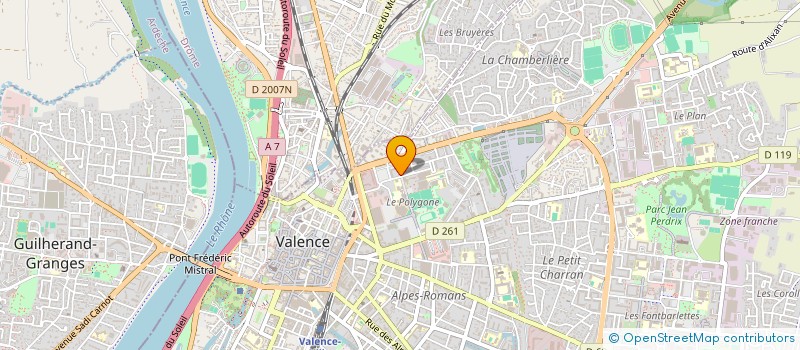 localisation de l'entreprise MADAME GETA GENUNCHE à VALENCE