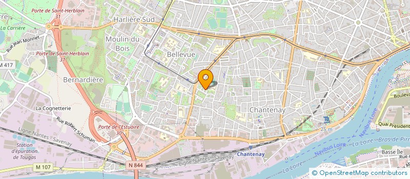 localisation de l'entreprise MADAME GETRIDE YANGA à NANTES