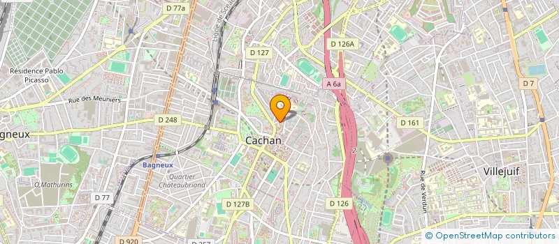 localisation de l'entreprise MADAME GHADA HIMEUR  CACHAN