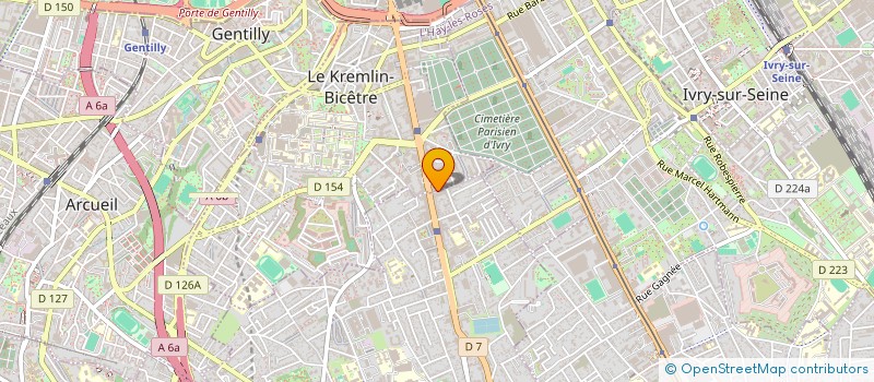 localisation de l'entreprise MADAME GHADA LEMOUDDA  LE KREMLIN-BICETRE