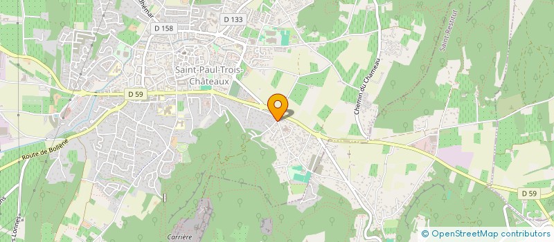localisation de l'entreprise MADAME GHALIA DRISS à SAINT-PAUL-TROIS-CHATEAUX