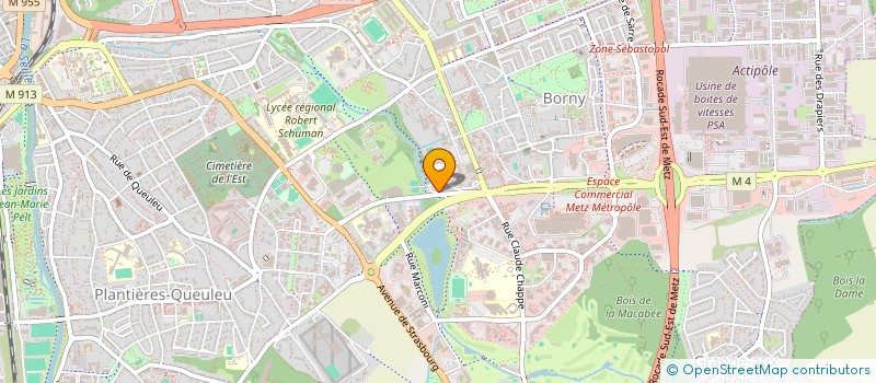 localisation de l'entreprise MADAME GHALIA FARES  METZ