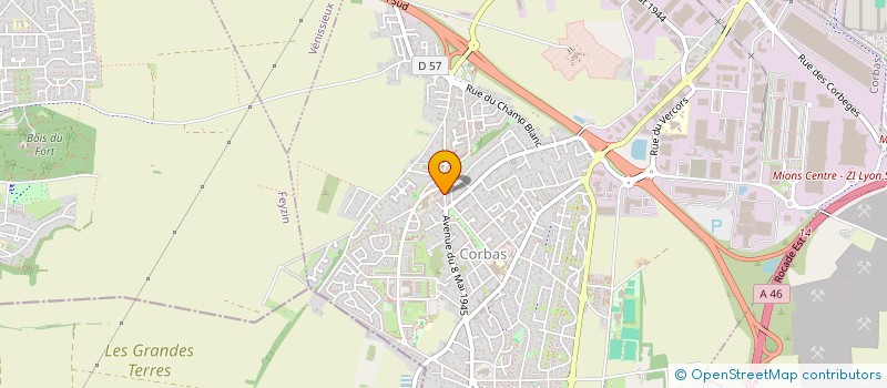 localisation de l'entreprise MADAME GHALIA GARA ALI à CORBAS