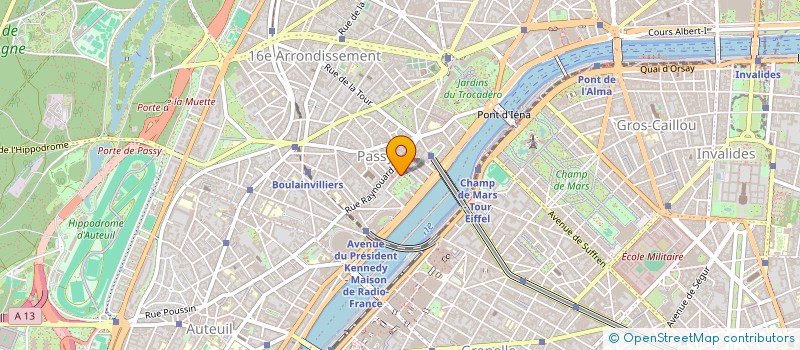 localisation de l'entreprise MADAME GHALIA KRIAA  PARIS