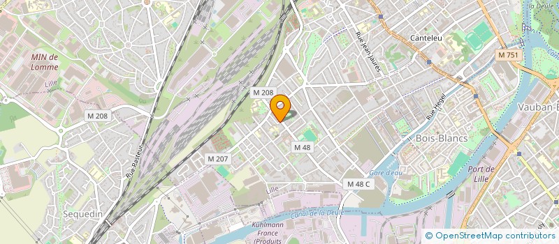 localisation de l'entreprise MADAME GHALIA OUADA à LILLE