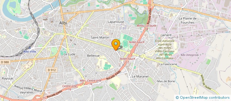 localisation de l'entreprise MADAME GHASAQ SAAD KAMAL à ALBI