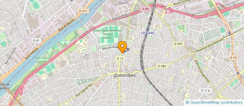 localisation de l'entreprise MADAME GHAZALEH BAGHERI KIA à COLOMBES