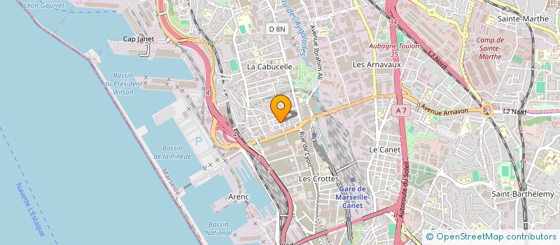 localisation de l'entreprise MADAME GHERASSIA BOUHAYOUF à MARSEILLE