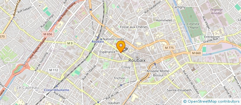 localisation de l'entreprise MADAME GHEZALA BELTIR  ROUBAIX