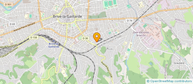 localisation de l'entreprise MADAME GHEZALA BENCHIKH  BRIVE-LA-GAILLARDE