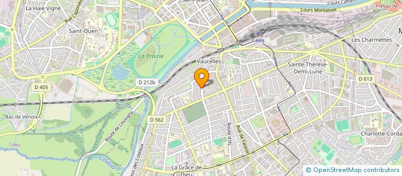 localisation de l'entreprise MADAME GHEZIEL ELHADJ-BERREZIG à CAEN