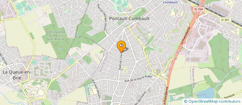 localisation de l'entreprise MADAME GHIANA SIBAN à PONTAULT-COMBAULT