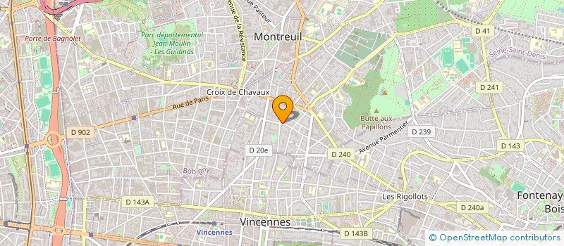 localisation de l'entreprise MADAME GHINA DAOU à MONTREUIL