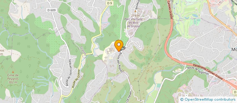 localisation de l'entreprise MADAME GHISLAINE ACHOR  GRASSE