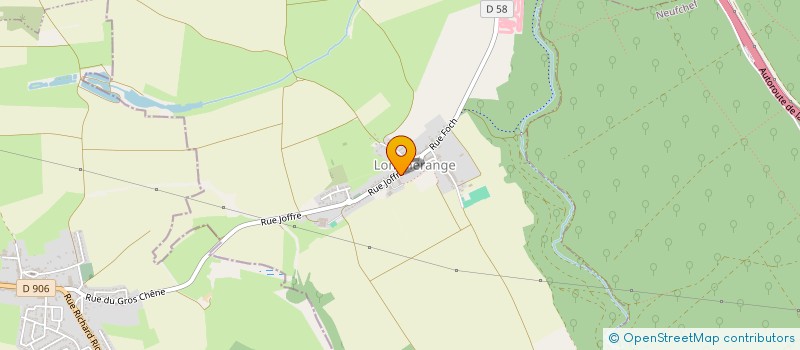 localisation de l'entreprise MADAME GHISLAINE ADAMY  LOMMERANGE