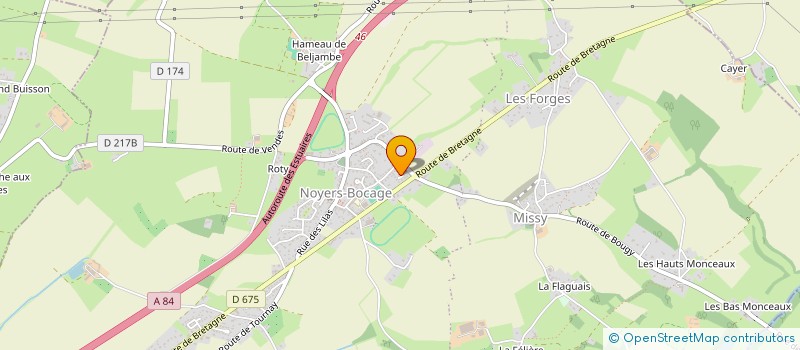 localisation de l'entreprise MADAME GHISLAINE AIMABLE  VAL D'ARRY