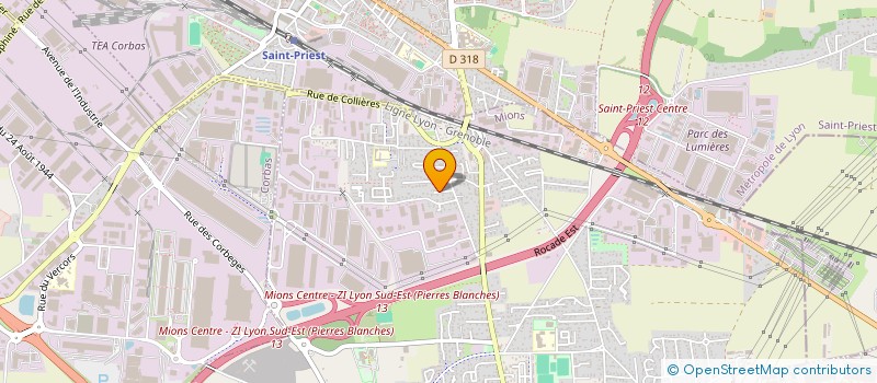 localisation de l'entreprise MADAME GHISLAINE ALTAZIN  MIONS