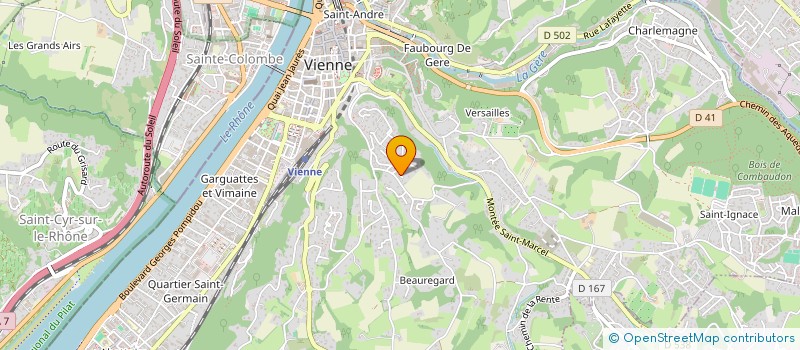 localisation de l'entreprise MADAME GHISLAINE BALLAND  VIENNE