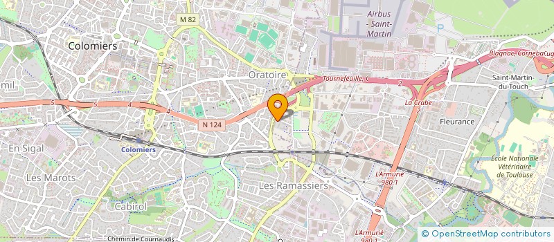 localisation de l'entreprise MADAME GHISLAINE BARADA à TOULOUSE