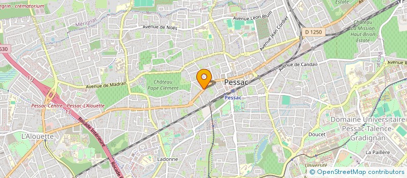 localisation de l'entreprise MADAME GHISLAINE BARBA  BORDEAUX