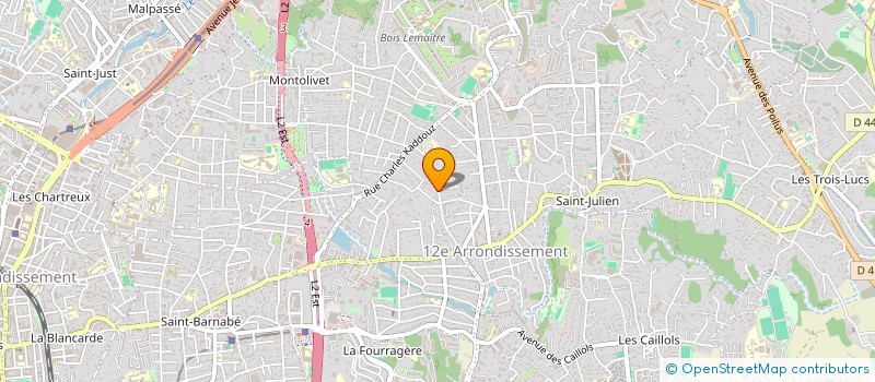 localisation de l'entreprise MADAME GHISLAINE BAREYAN  MARSEILLE
