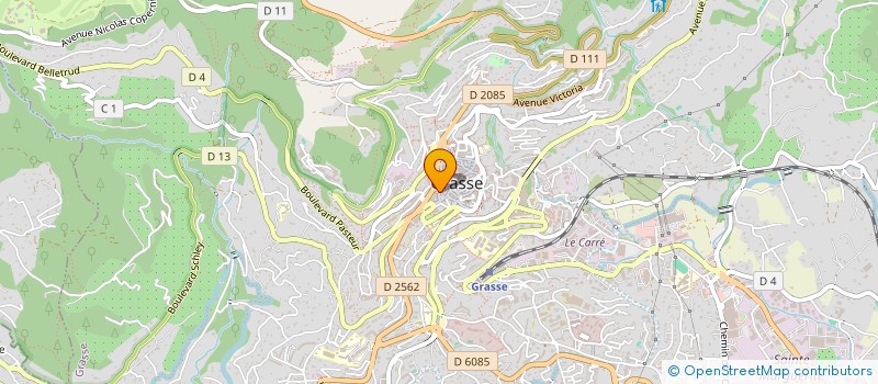 localisation de l'entreprise MADAME GHISLAINE BASCHOUR à GRASSE