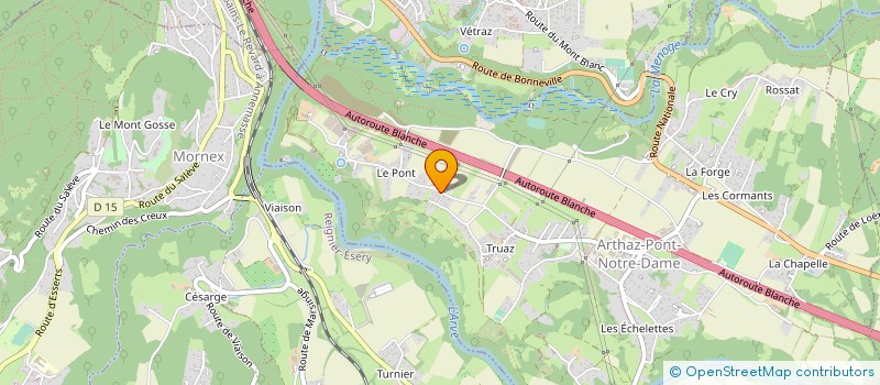 localisation de l'entreprise MADAME GHISLAINE BATTIG  ARTHAZ-PONT-NOTRE-DAME