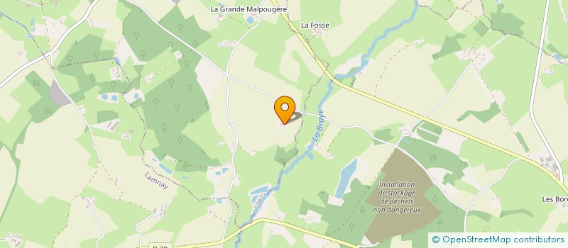 localisation de l'entreprise MADAME GHISLAINE BENOIT  LAMNAY