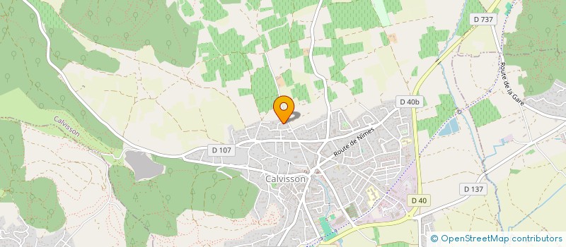 localisation de l'entreprise MADAME GHISLAINE BERRET à CALVISSON
