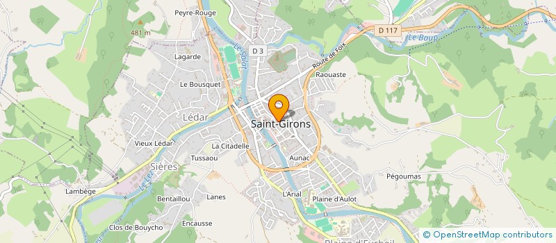 localisation de l'entreprise MADAME GHISLAINE BEZOMBES à SAINT-GIRONS