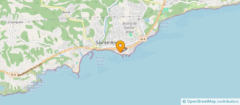 localisation de l'entreprise MADAME GHISLAINE BICHON  SAINTE-ANNE