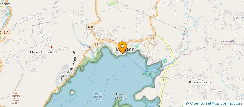 localisation de l'entreprise MADAME GHISLAINE BIGARRE  LE MARIN