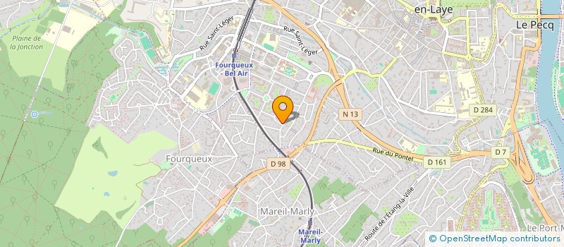 localisation de l'entreprise MADAME GHISLAINE BLAIN  SAINT-GERMAIN-EN-LAYE