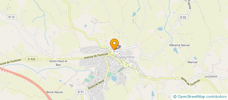 localisation de l'entreprise MADAME GHISLAINE BLANQUIER  PUYLAURENS