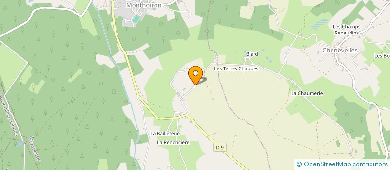 localisation de l'entreprise MADAME GHISLAINE BOISSON  MONTHOIRON