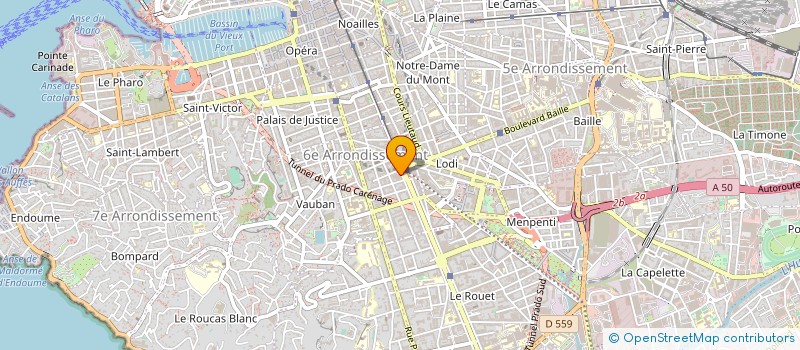 localisation de l'entreprise MADAME GHISLAINE BONNIN à MARSEILLE