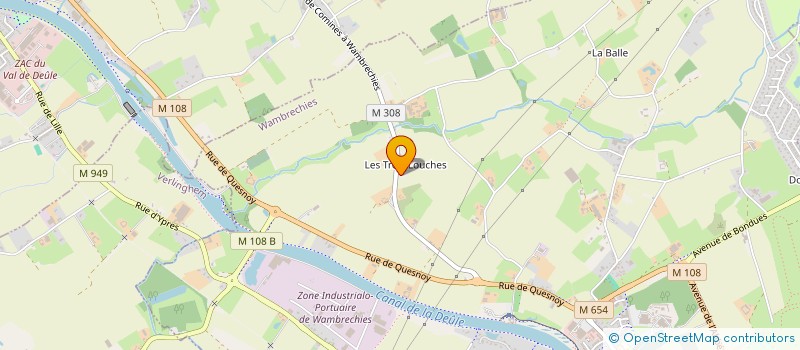 localisation de l'entreprise MADAME GHISLAINE BONTE  WAMBRECHIES