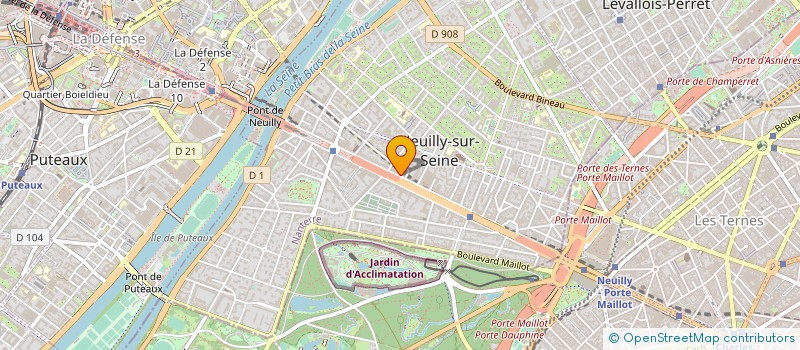 localisation de l'entreprise MADAME GHISLAINE BOSQUILLON DE JENLIS à NEUILLY-SUR-SEINE
