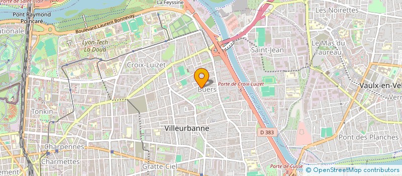 localisation de l'entreprise MADAME GHISLAINE BOURGOGNE à VILLEURBANNE