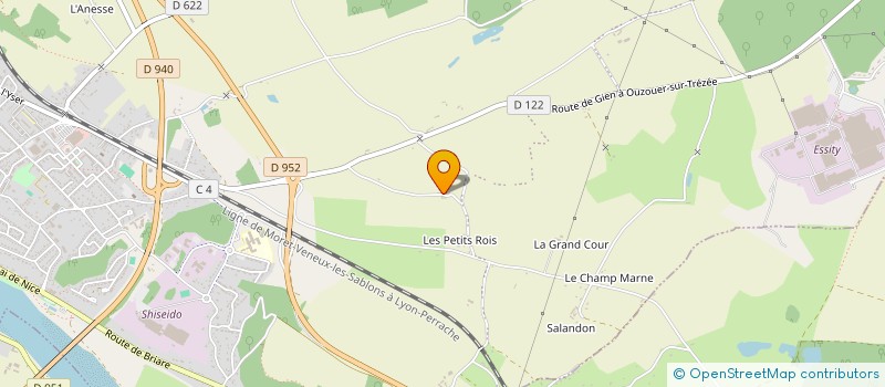 localisation de l'entreprise MADAME GHISLAINE BOURGUET à SAINT-BRISSON-SUR-LOIRE