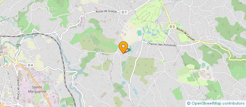 localisation de l'entreprise MADAME GHISLAINE BOURSIER-MOUGENOT à CHATEAUNEUF-GRASSE