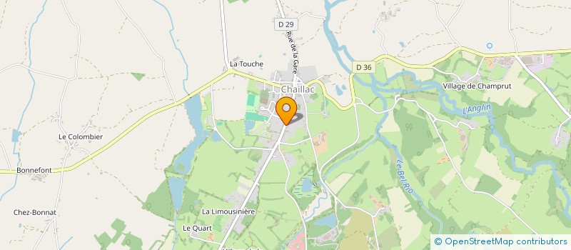 localisation de l'entreprise MADAME GHISLAINE BOUTIN à CHAILLAC
