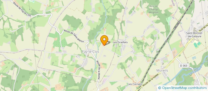 localisation de l'entreprise MADAME GHISLAINE BOUVIER à FAY-LE-CLOS