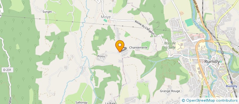 localisation de l'entreprise MADAME GHISLAINE BOUVIER  MOYE